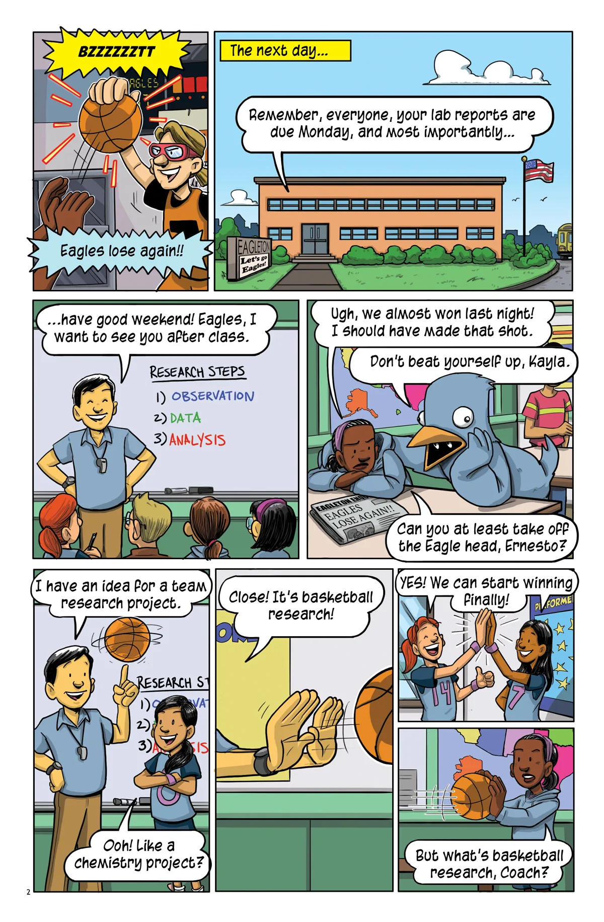 Captain Kayla and the Basketball Scientists hero