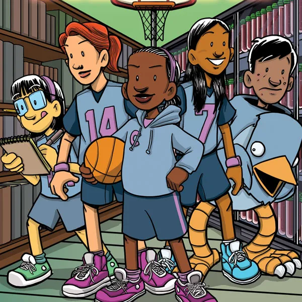 Captain Kayla and the Basketball Scientists hero